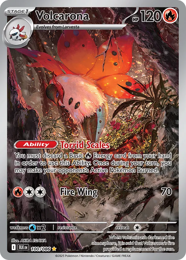 Volcarona 100/086 - Black Bolt