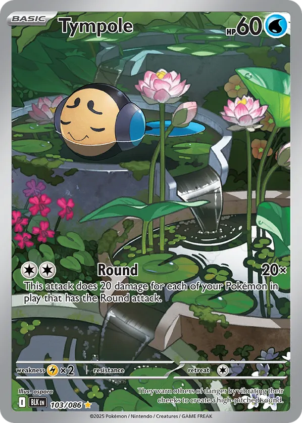 Tympole 103/086 - Black Bolt (HO)