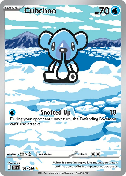 Cubchoo 109/086 - Black Bolt (HO)