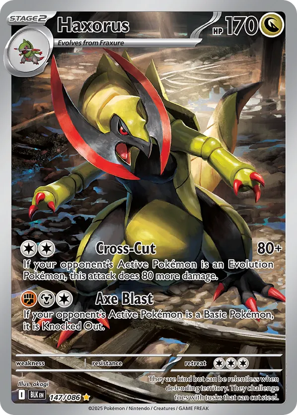Haxorus 147/086 - Black Bolt (HO)