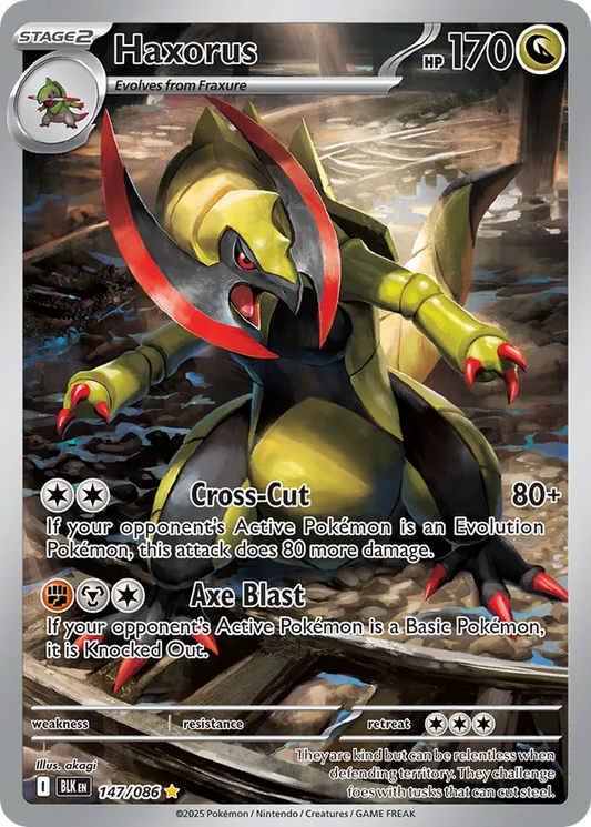 Haxorus 147/086 - Black Bolt (HO)