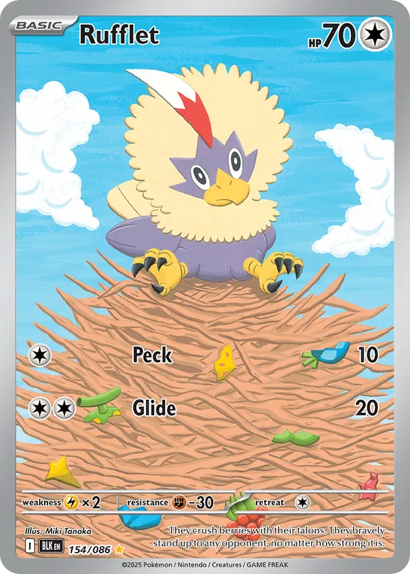 Rufflet 154/086 - Black Bolt (HO)