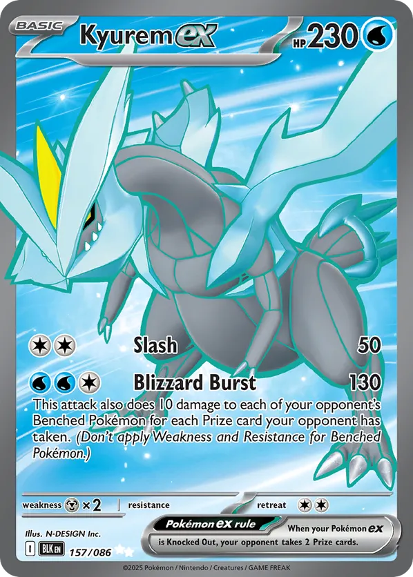 Kyurem ex 157/086 - Black Bolt (HO)