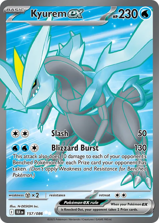 Kyurem ex 157/086 - Black Bolt (HO)