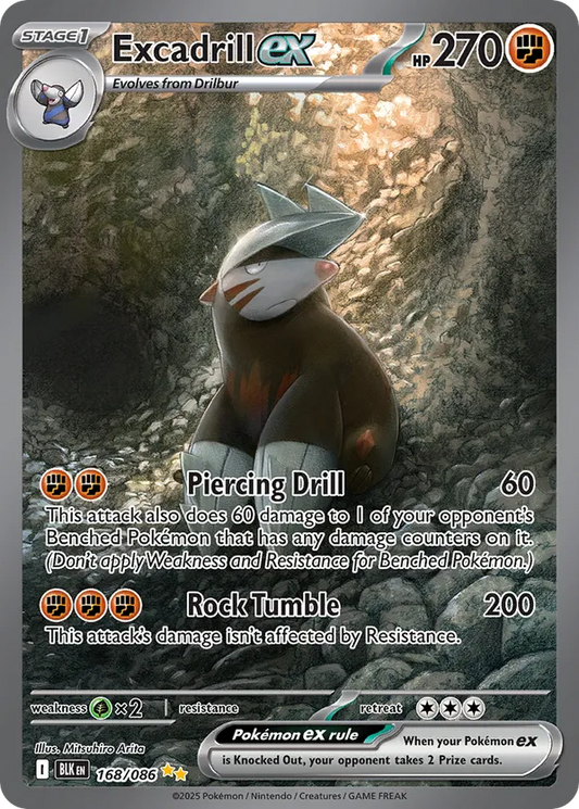 Excadrill ex 168/086 - Black Bolt (HO)