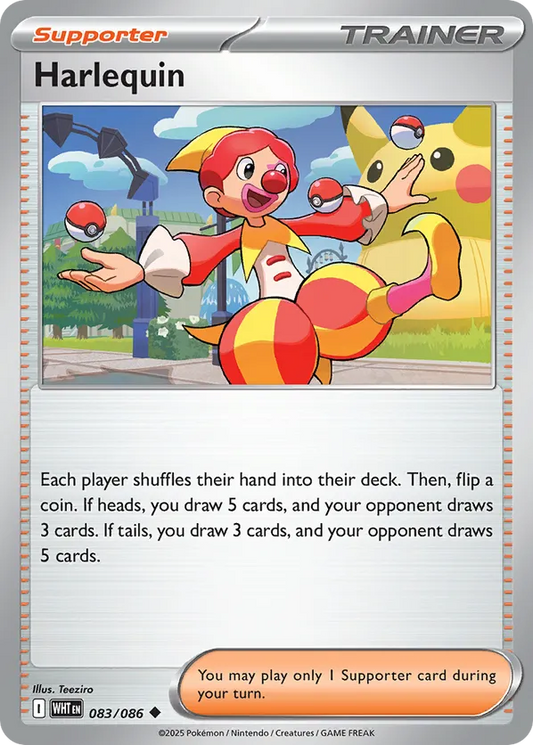 Harlequin 083/086 - White Flare (NO)