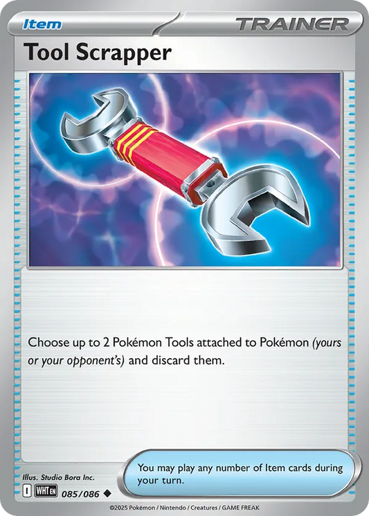 Tool Scrapper (Poke Ball Pattern) 085/086 - White Flare (HO)