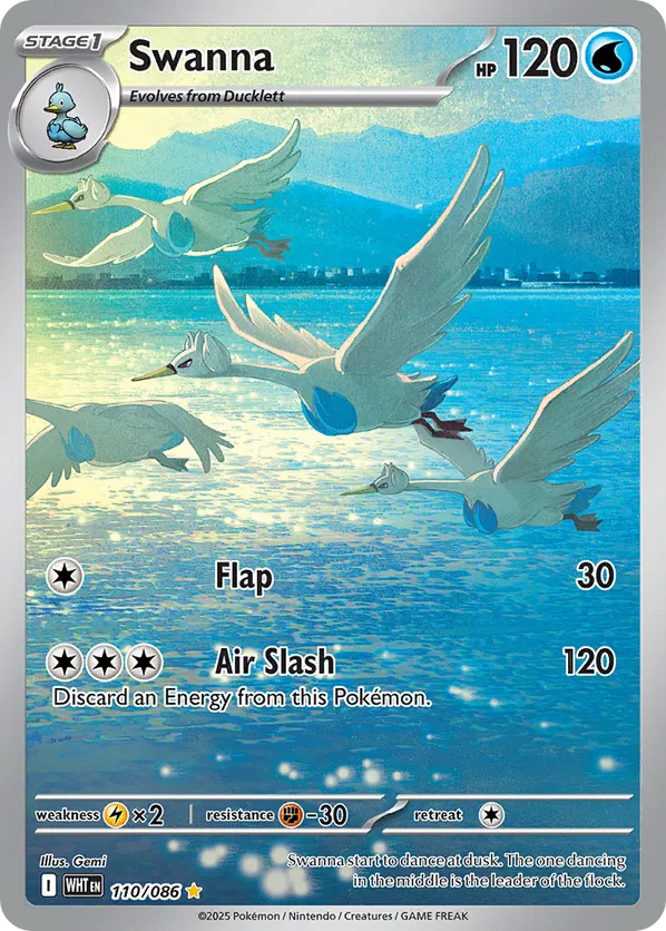 Swanna 110/086 - White Flare (HO)