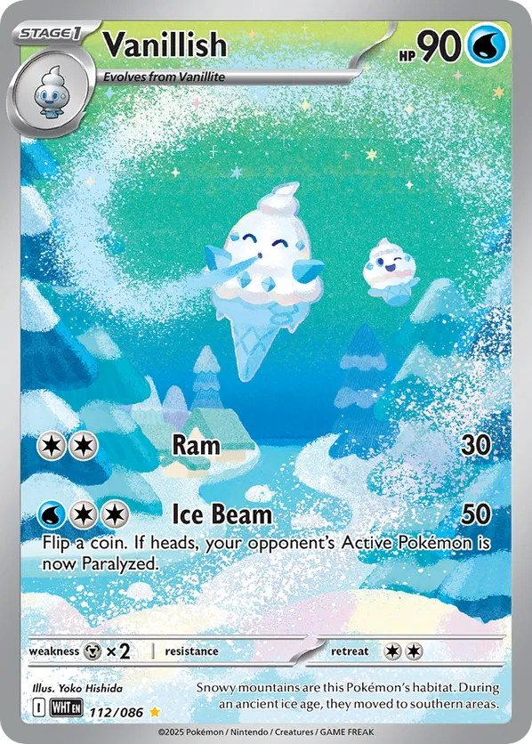 Vanillish 112/086 - White Flare (HO)