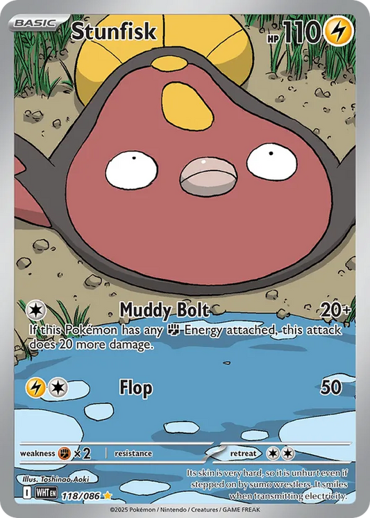 Stunfisk 118/086 - White Flare (HO)