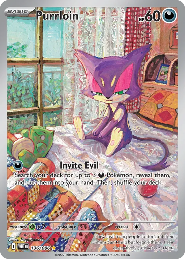 Purrloin 136/086 - White Flare (HO)