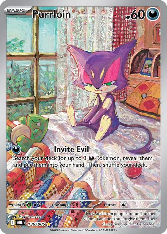 Purrloin 136/086 - White Flare (HO)