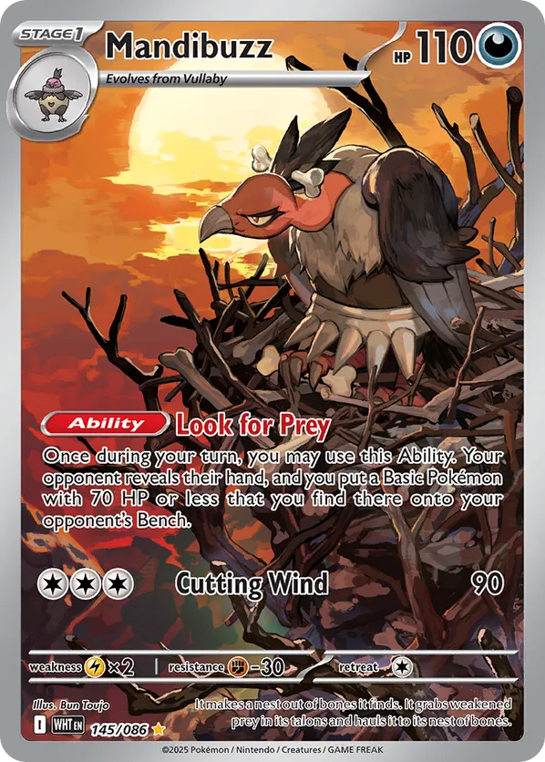 Mandibuzz 145/086 - White Flare (HO)