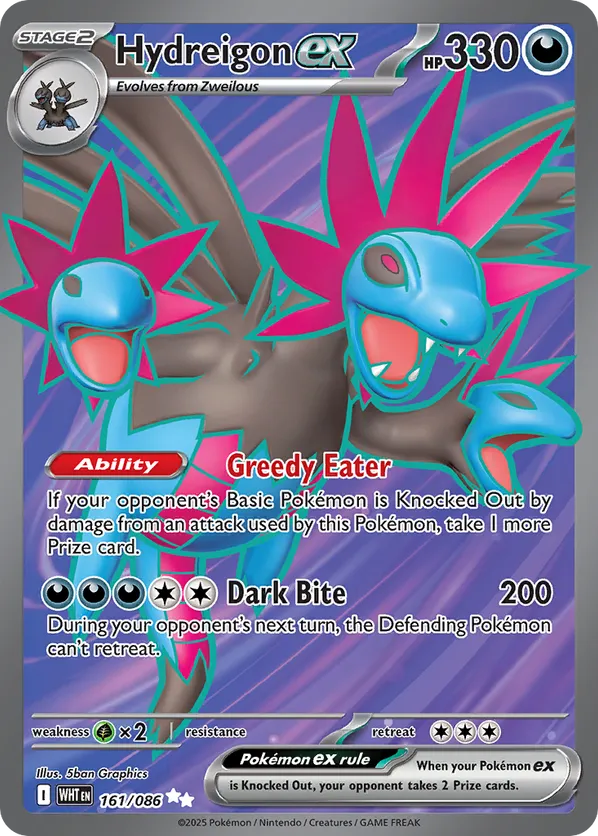 Hydreigon ex 161/086 - White Flare (HO)