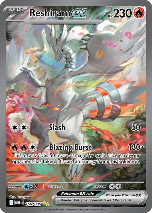 Reshiram ex 166/086 - White Flare (HO)