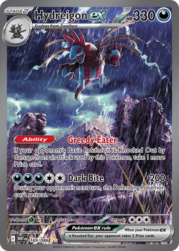 Hydreigon ex 169/086 - White Flare (HO)