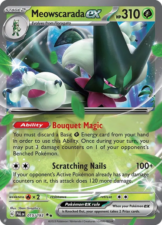 Meowscarada ex 015/193 - Paldea Evolved (HO)