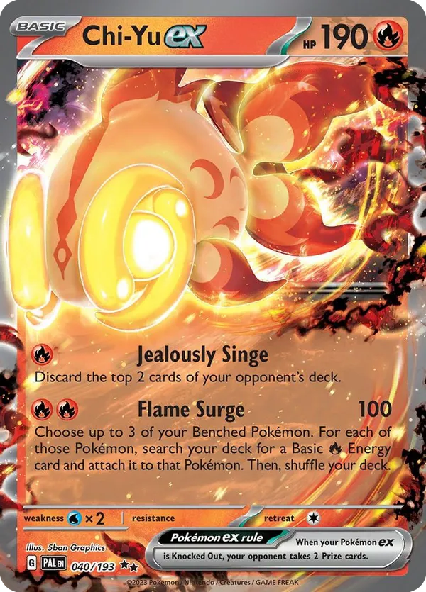 Chi-Yu ex 040/193 - Paldea Evolved (HO)