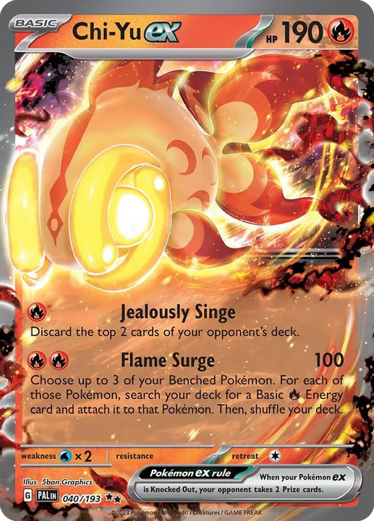 Chi-Yu ex 040/193 - Paldea Evolved (HO)