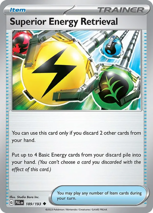 Superior Energy Retrieval 189/193 - Paldea Evolved (RH)