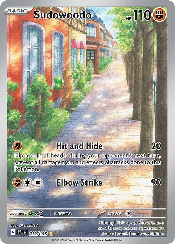Sudowoodo 219/193 - Paldea Evolved (HO)