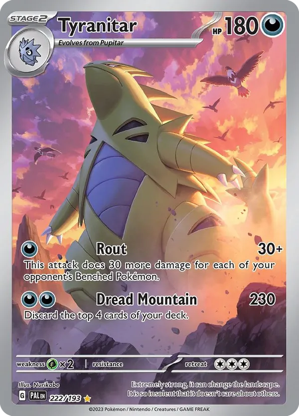 Tyranitar 222/193 - Paldea Evolved (HO)