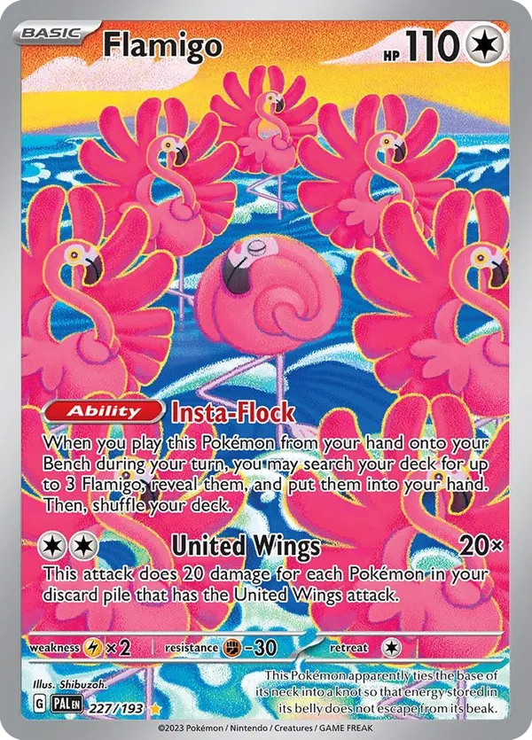 Flamigo 227/193 - Paldea Evolved (HO)