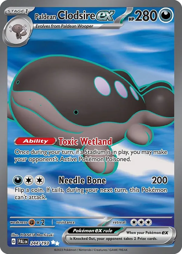Paldean Clodsire ex 244/193 - Paldea Evolved (HO)