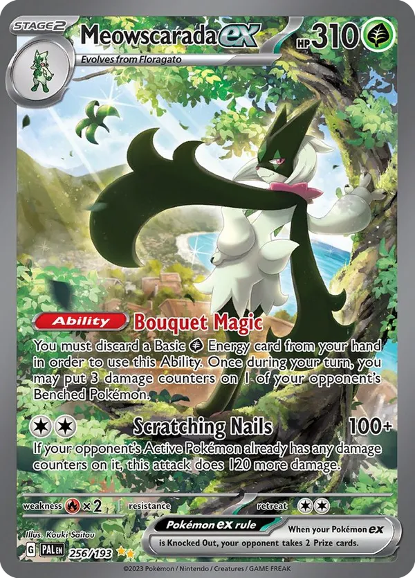 Meowscarada ex 256/193 - Paldea Evolved (HO)