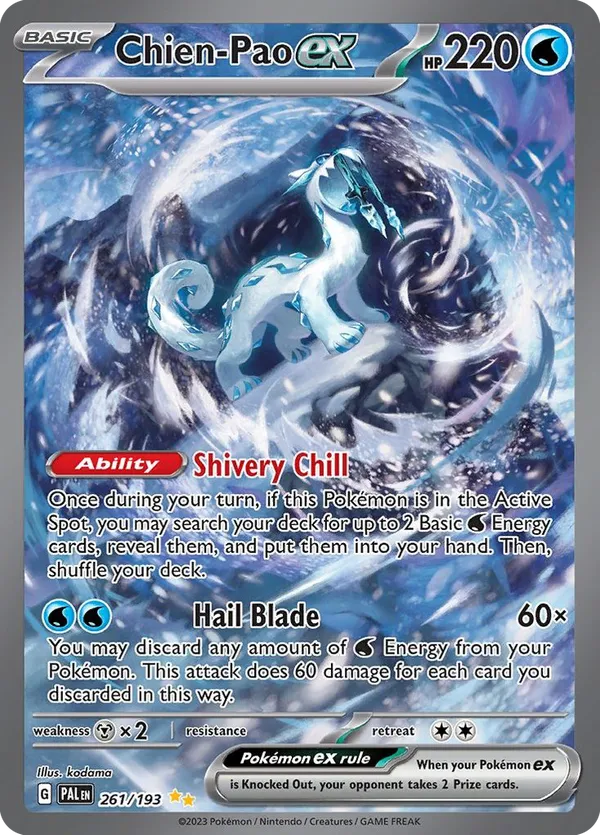 Chien-Pao ex 261/193 - Paldea Evolved (HO)