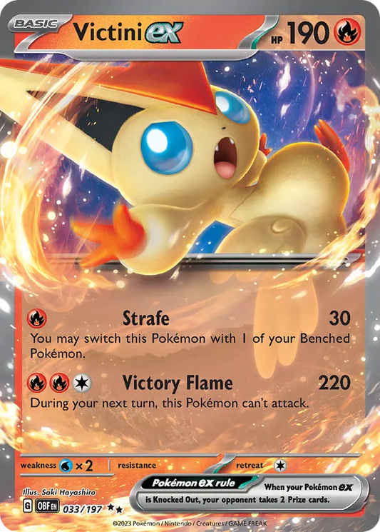 Victini ex 033/197 - Obsidian Flames (HO)