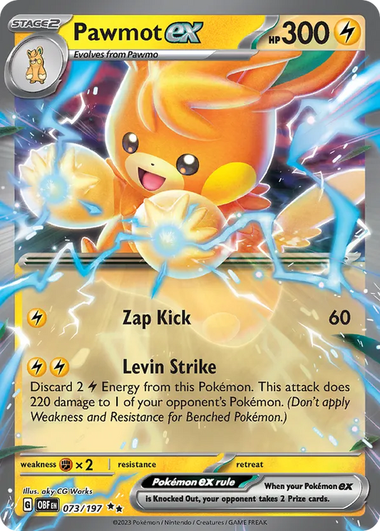 Pawmot ex 073/197 - Obsidian Flames (HO)