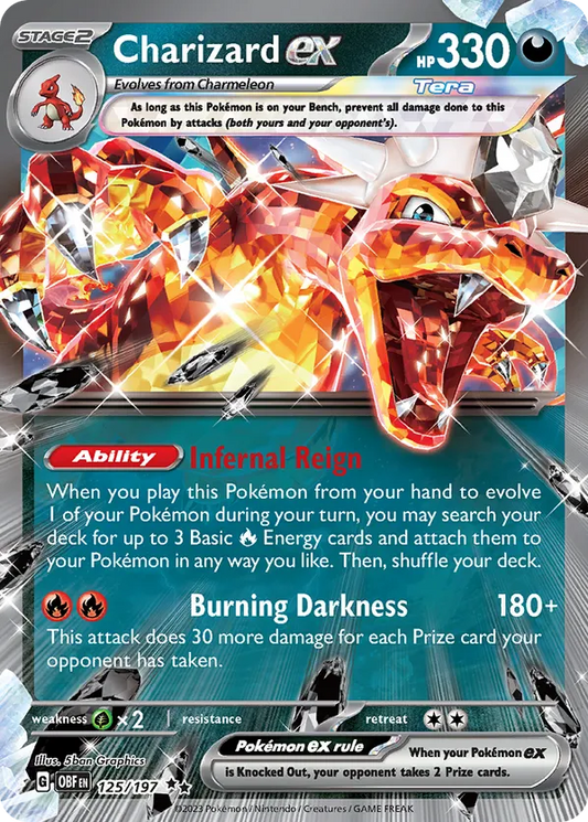 Charizard ex 125/197 - Obsidian Flames (HO)
