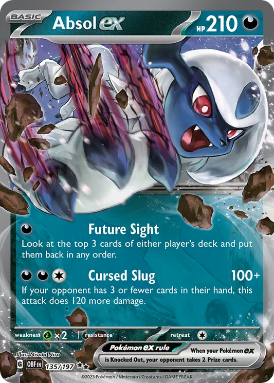 Absol ex 135/197 - Obsidian Flames (HO)