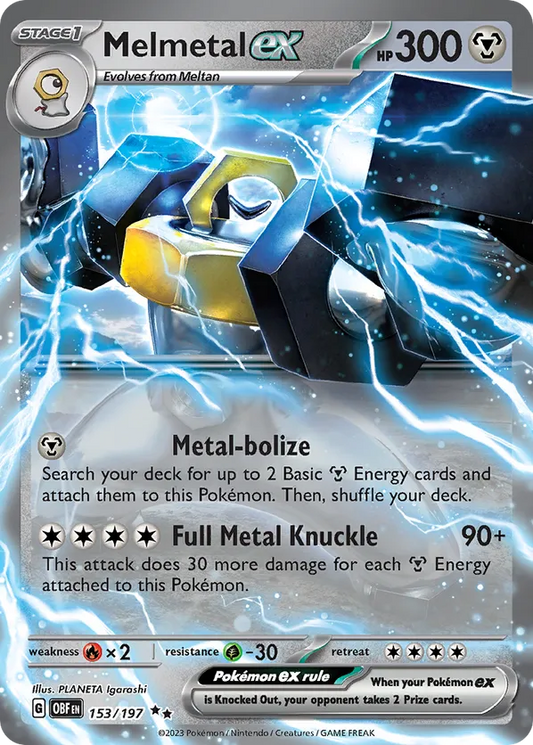 Melmetal ex 153/197 - Obsidian Flames (HO)