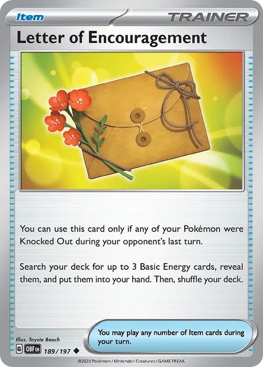 Letter of Encouragement 189/197 - Obsidian Flames (NO)