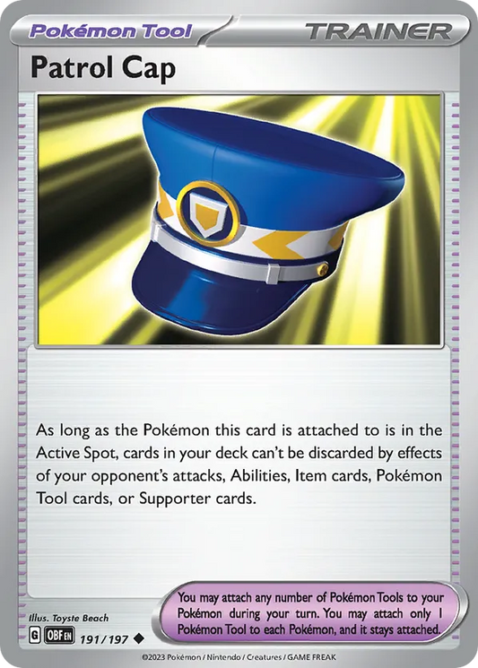 Patrol Cap 191/197 - Obsidian Flames (NO)