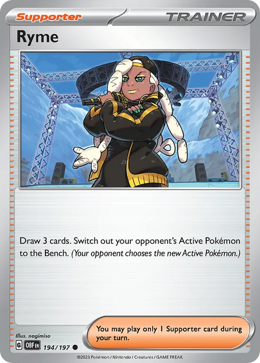 Ryme 194/197 - Obsidian Flames (NO)