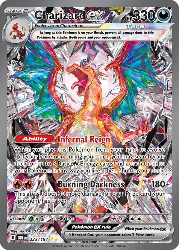 Charizard ex 223/197 - Obsidian Flames (HO)