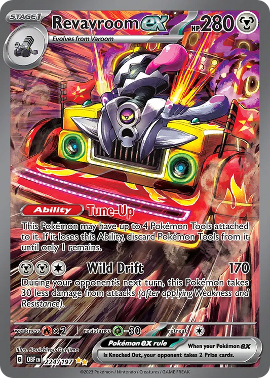 Revavroom ex 224/197 - Obsidian Flames (HO)