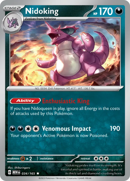 Nidoking 034/165 - SV: 151 (RH)