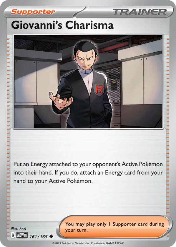 Giovanni's Charisma (JP) 162/165 - Pokemon 151 (RH)