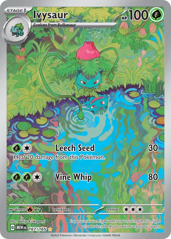 Ivysaur 167/165 - SV: 151 (HO)