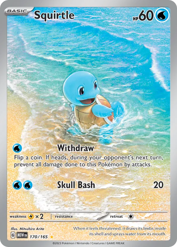 Squirtle 170/165 - SV: 151 (HO)