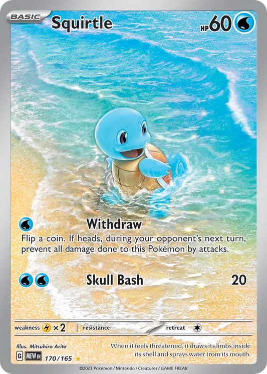 Squirtle 170/165 - SV: 151 (HO)