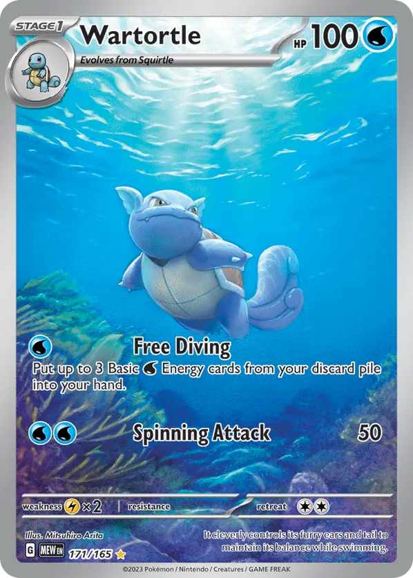 Wartortle 171/165 - SV: 151 (HO)