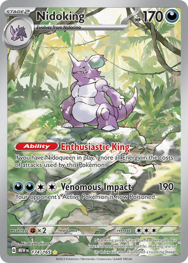 Nidoking 174/165 - SV: 151 (HO)