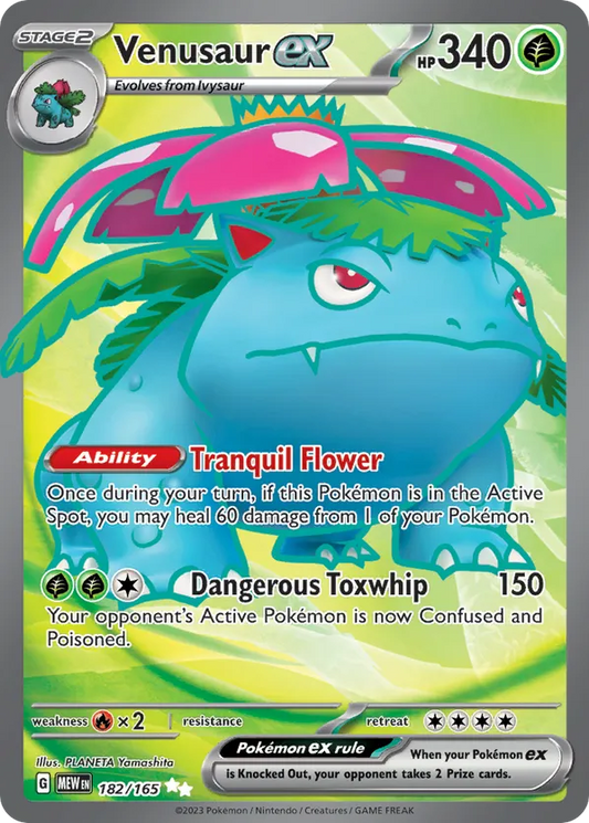 Venusaur ex 182/165 - SV: 151 (HO)