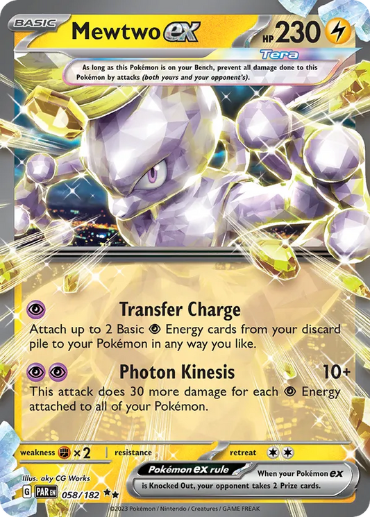 Mewtwo ex 058/182 - Paradox Rift (HO)