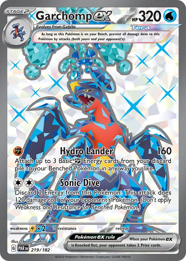 Garchomp ex 219/182 - Paradox Rift (HO)